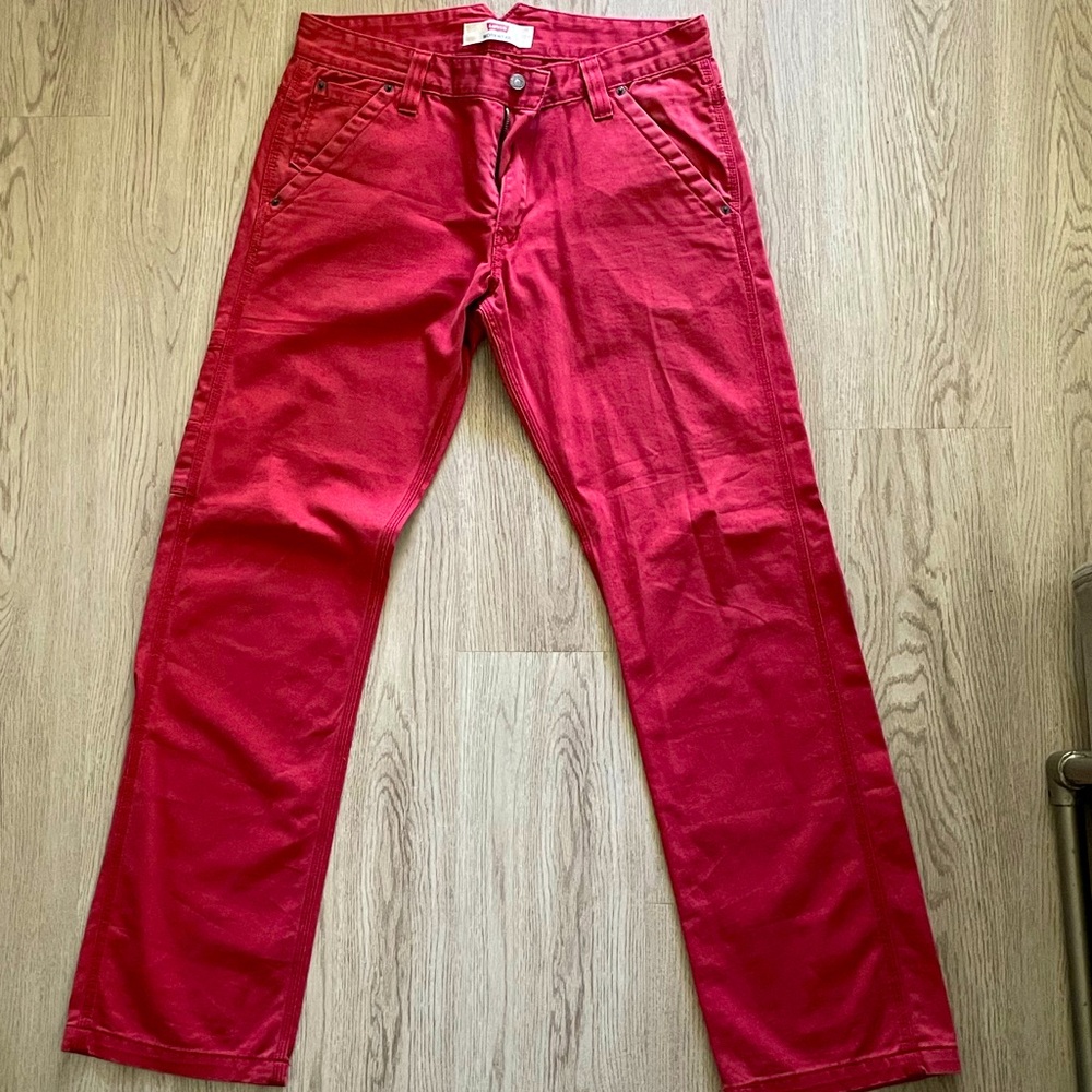 LEVI’S Workwear Carpenter Jeans Red (33x32)